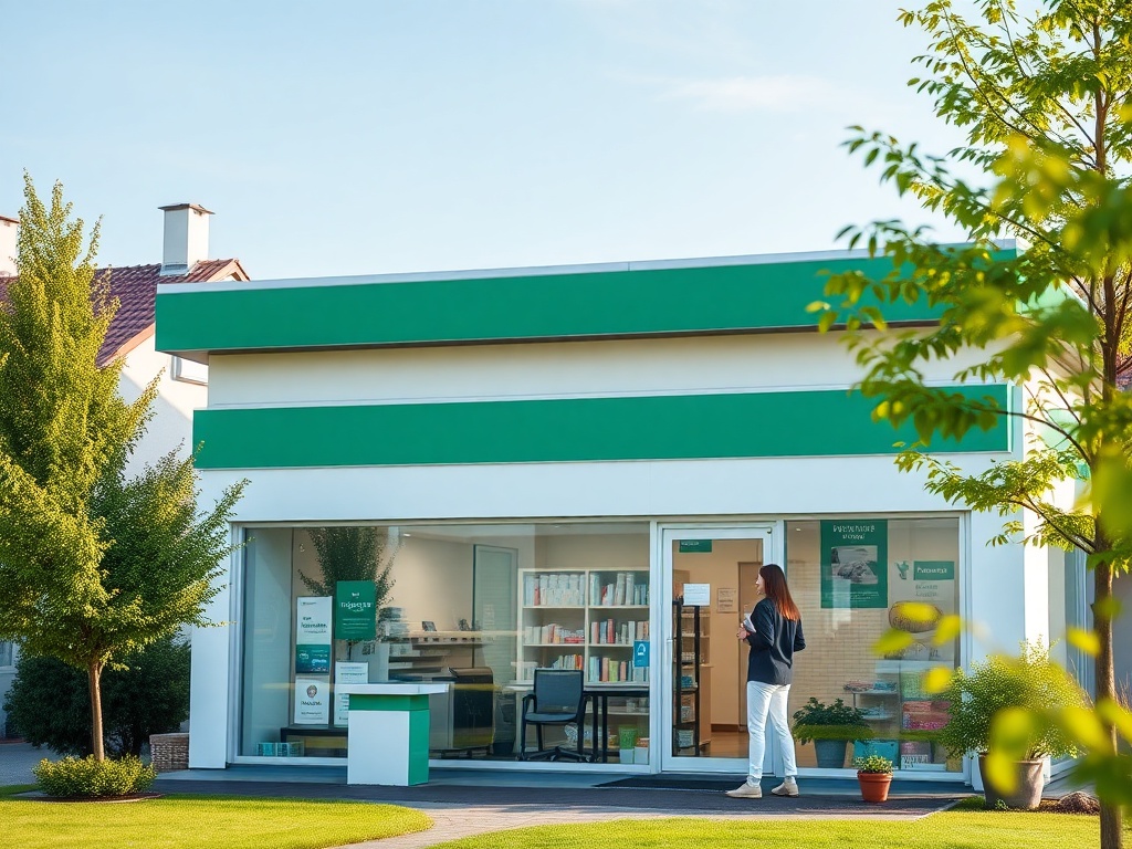 Mapa Torunia z zaznaczonymi placówkami medycznymi, symbolizująca kolejki do specjalistów w Toruniu