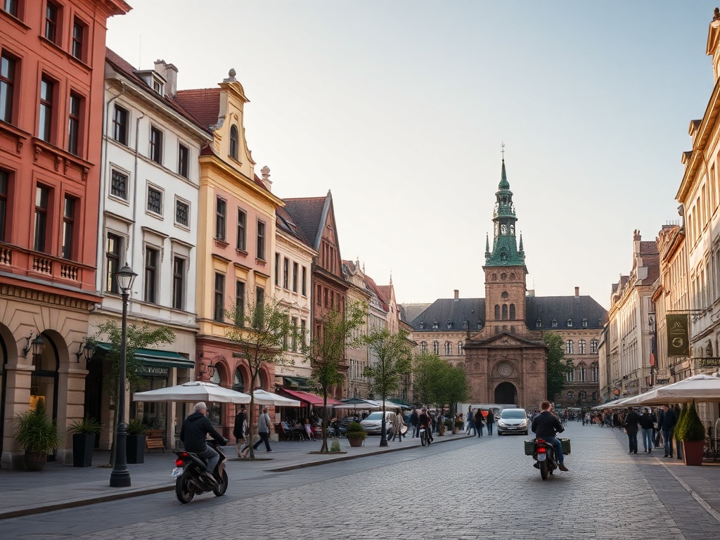 Toruń: widok na Stare Miasto, symbol miasta, gdzie odbyły się dyskusje i miały miejsce zdarzenia kryminalne.